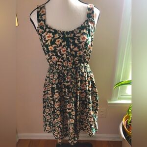 Floral maternity/nursing sundress